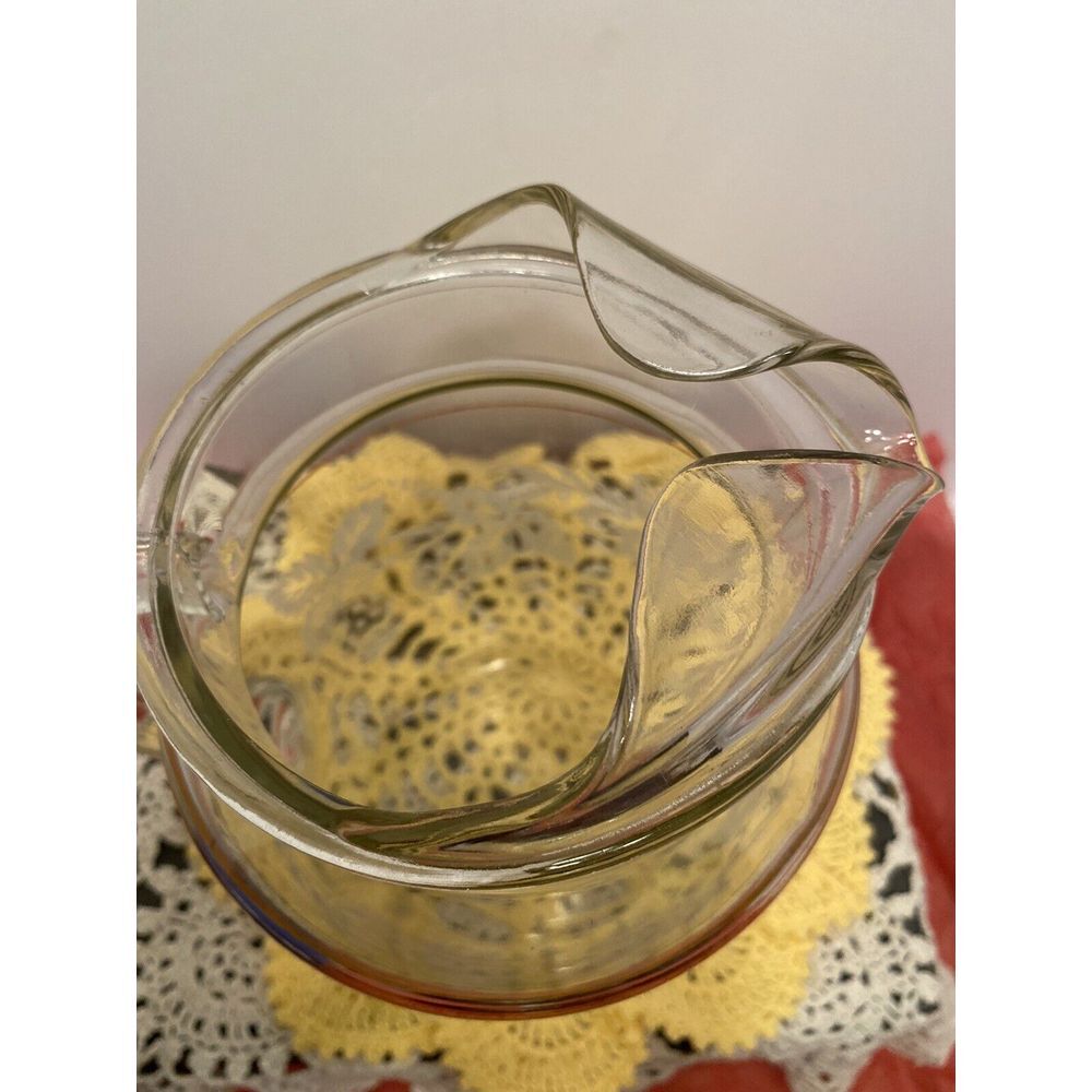 Vintage Bartlett Collins Pitcher Etched Grapevines Mid Century Modern Barware. - Picture 11 of 11